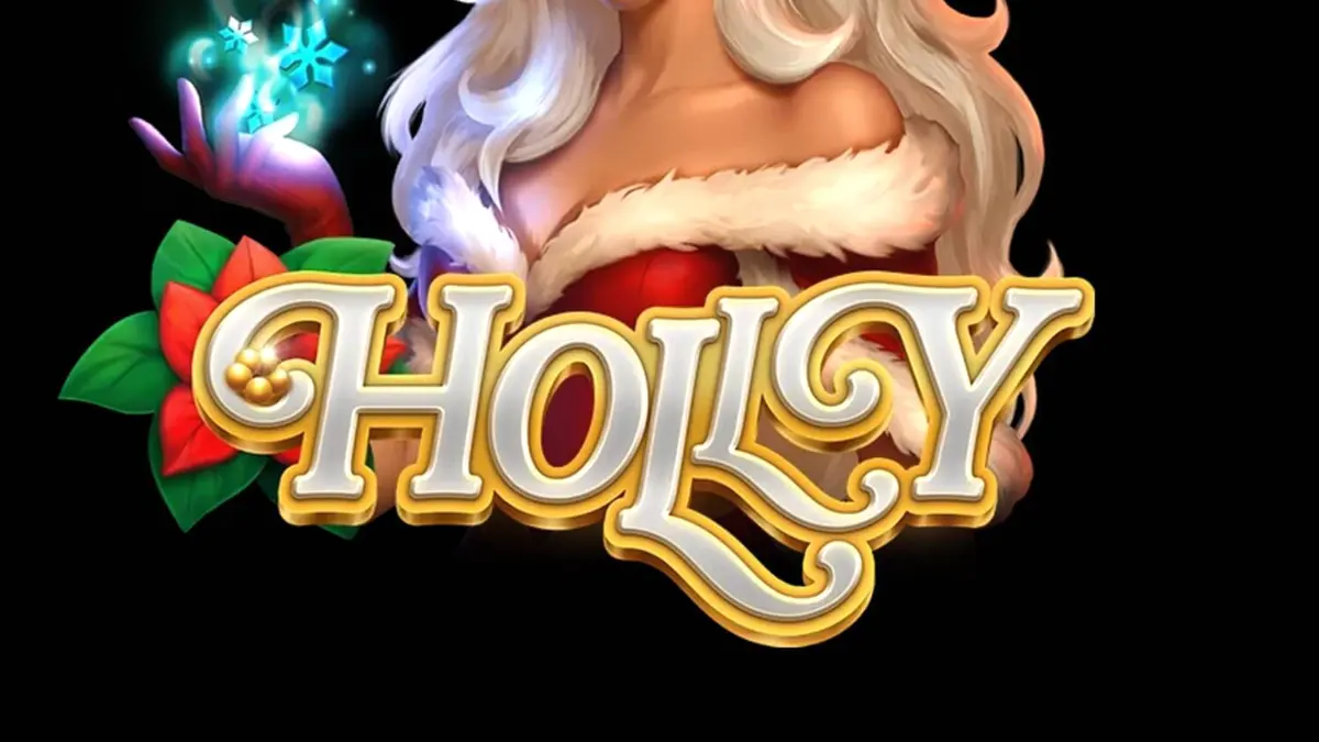 Cena festiva e aconchegante do slot Holly com elementos de inverno